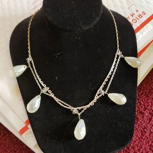 Vintage tear drop necklace